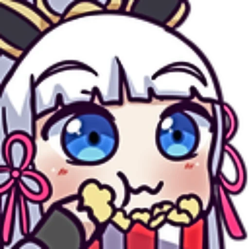 chibi, anime, twitch.tv, impatto di genshin, discord emoji