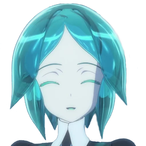 anime characters, phosphofillitis anime, phosphofillitis country of gems, country of gems phosphofillitis with turquoise hair