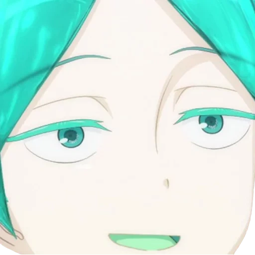 anime, boy, phos noises anime, country of gems phosphofillitis with turquoise hair