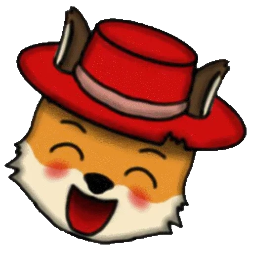 anime, logo, smiley hat, weber fox
