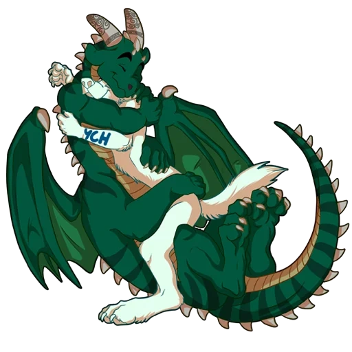 dragões, dragão furri, greens de dragão, dragão verde, um dragão mal humorado
