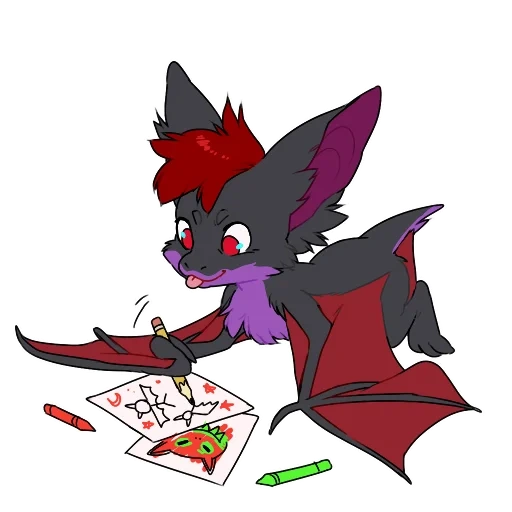 anime, pokemon zorua, pokemon zoroarch, bat mouse art, creature mitiche