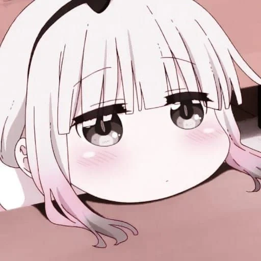 animação é fofa, animação de kawai, kanna kamui, papel de animação, padrão de anime bonito