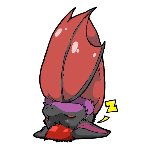 character, pokemon venipid, pokemon drawings, pink pokemon dragon, hollow knight grimm chibi