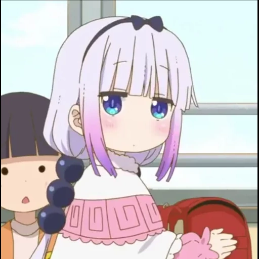kanna kamui, anime characters, maid kobayashi, dragon maid kobayashi, anime dragon maid kobayashi
