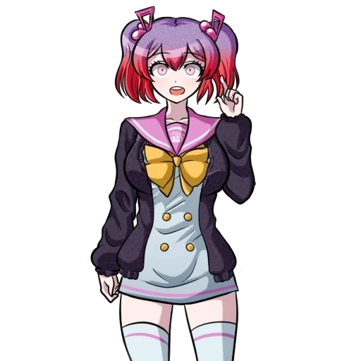 kanade otonokoji, ono ki sprite, super danganronpa another 2, danganronpa trigger felice havoc