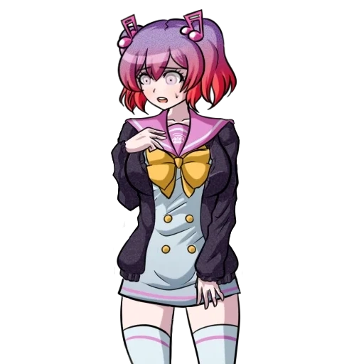 kanade otonokoji, nichi ono, otonokoji canada, kanade otonokoji sprite, danganronpa trigger happy havoc