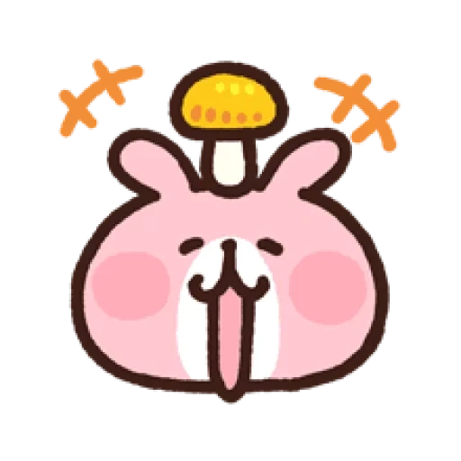 emoji is sweet, cute drawings, smiley rabbit