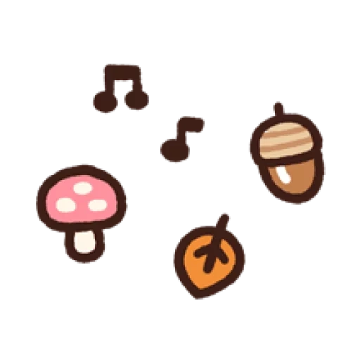 kawaii, clipart, café kawaii, pour esquisser la nourriture, emoji mini ghoul aler819