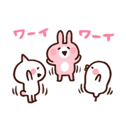 kawaii, geroglifici, disegni carini, animali kawaii, adesivi kawaii