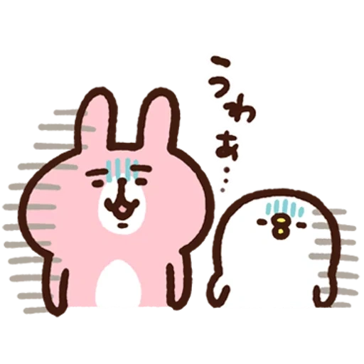 cat, kawai, smiley rabbit, kanahei's rabbit