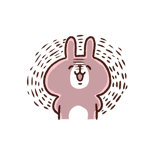 aaaa, kawai animals, kawai sticker, rabbit pattern, pink rabbit rabbit