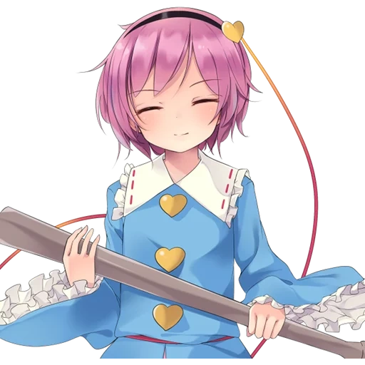 satori diile, satori anime, komeiji satori, satori komeiji shy, satori komeiji schüchterne kunst