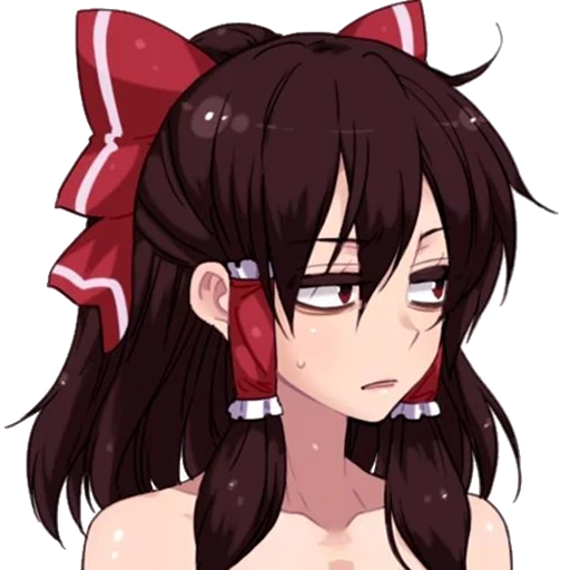 jours, anime, anime de mikiri, anime otashan, reimu hakurei ahegao