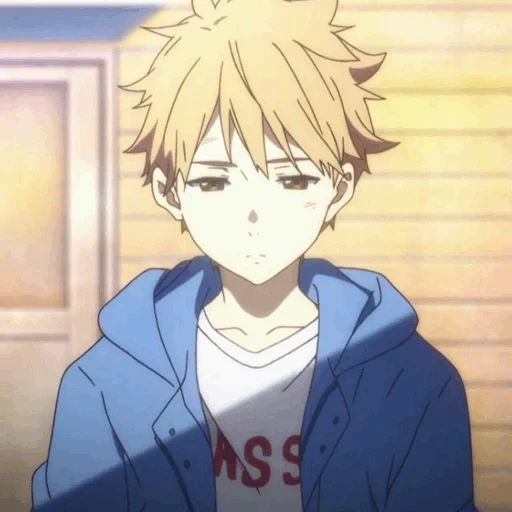 anime guys, anime behind the line, akihito kanbar, anime characters, akihito kambar is crying