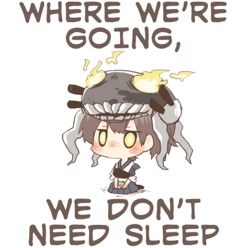 anime, kancolle sleep, kantai collection, kancolle sleep meme, kantai collection kancolle