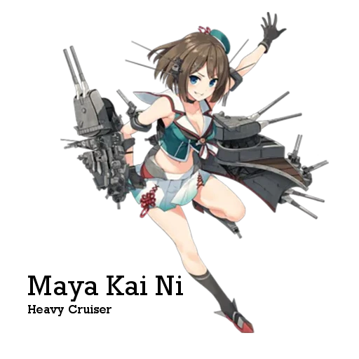 arte de anime, maya kai ni, colección kantai, colección kantai maya, kancol colección kancolle