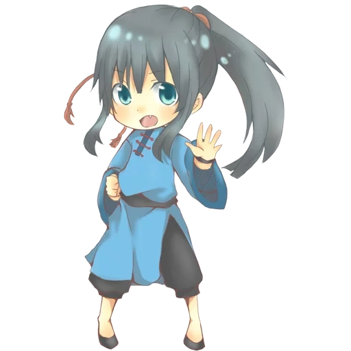 chibi, kanda yu chibi, anime senza sfondo, anime asashio kasumi