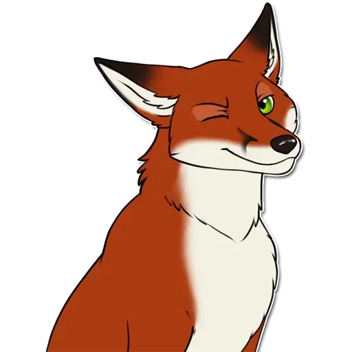 fox, anime, renard renard, avatar fox, motif de renard