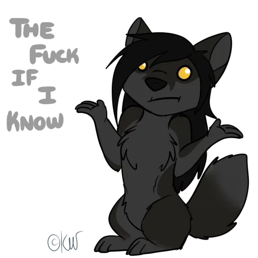 anime, anime katze, the warrior cat, anime-tiere, chibi katze schwarz