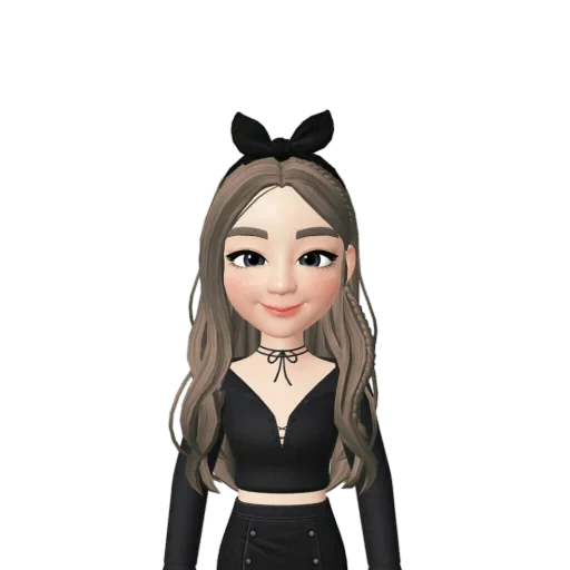 mujer joven, personaje, jenny zeepeto, los personajes de la princesa, hermosos personajes zepeto