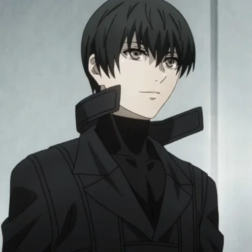 kaneki ken, kaneki è nero, kaneki black god, kaneki black god of death, kaneki ken con i capelli neri