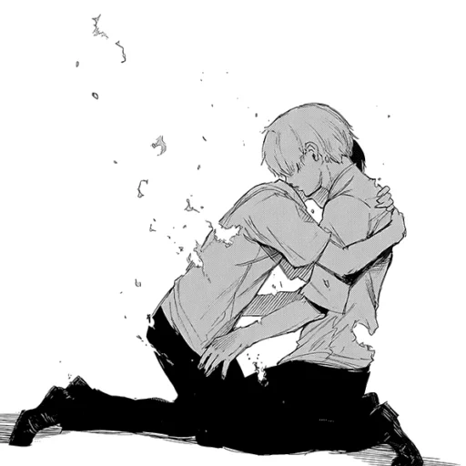 picture, ken kaneki, tokyo ghoul, kaneki carries hide