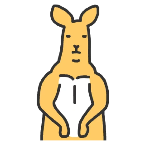 kangourou, baby kangourou, motif kangourou, kangourou de dessin animé