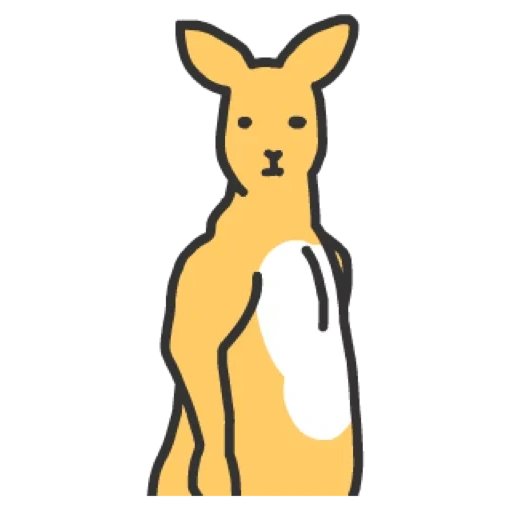 canguru, fabricante de canguru, desenho de canguru, animais de canguru