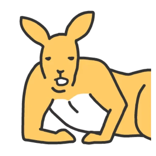 canguro, kangaroo clippert, modello di canguro, animale canguro, cartoon kangaroo