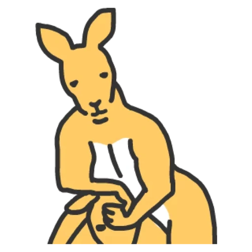 canguru, desenho de canguru, animal canguru, animais de canguru