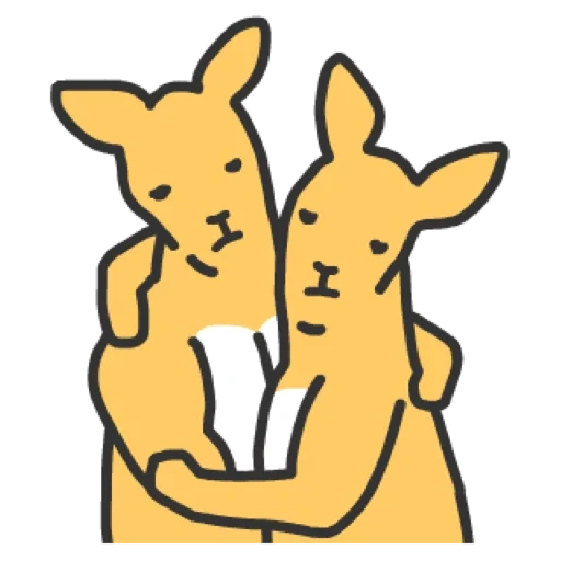 gato, canguru, kawai kangaroo, emoji kangaroo, kozl kangaroo hybrid