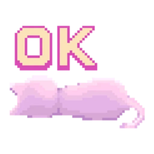 maiale, maiale, immagine dello schermo, il gatto è rosa, pixel cat