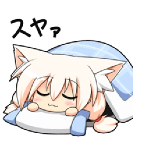 anime di nya, anime carino, anime nyashki, disegni anime, anime sili sleep