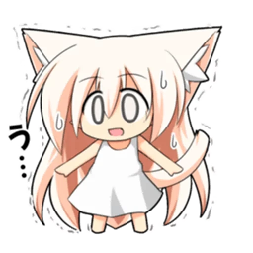 anime neko, anime creative, chuanwai anime, anime cute, anime charaktere