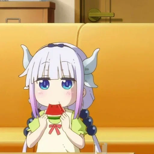 kanna kamui, dragon maid kobayashi, dragon maid kobayashi san cannes, dragon-city kobayashi-san canna isst, canna anime dragon-horn kobayashi-san