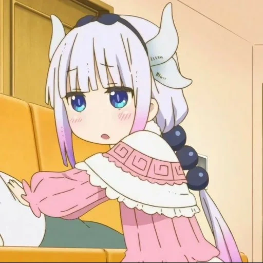 kanna kamui, frau kobayashi kan, dragon maid kobayashi meme, dragon maid kobayashi san, kanonendrache maid kobayashi