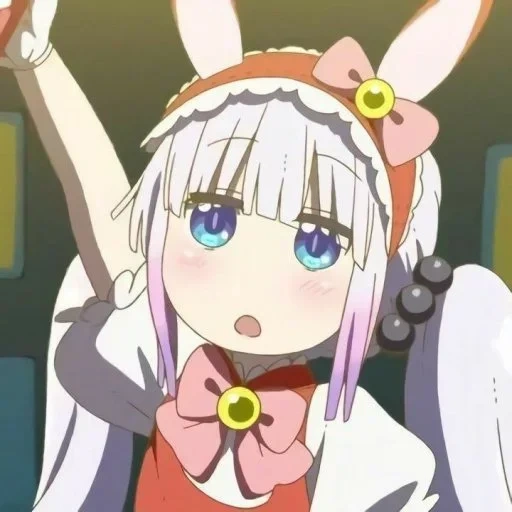 kanna kamui, personnages d'anime, maid kobayashi, anime anime girls, l'anime dragon de maid