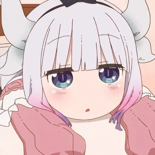 kanna kamui, аниме amino amino, горничная кобаяши, горничная кобаяши канна, дракон горничная кобаяши 1 сезон 1 серия