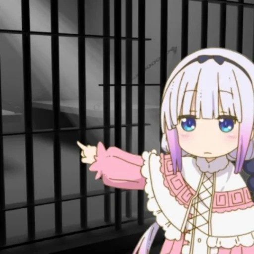 аниме, аниме пикчи, kanna kamui, канна камуи мем, re:zero жизнь нуля альтернативном мире