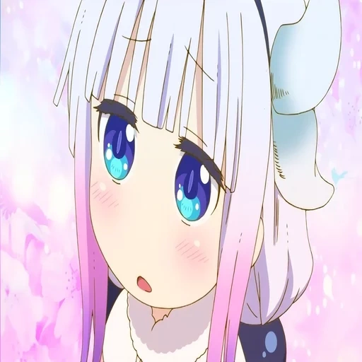 kanna, kanna kamui, anime carino, disegni carini anime, dragon maid kobayashi san cannes