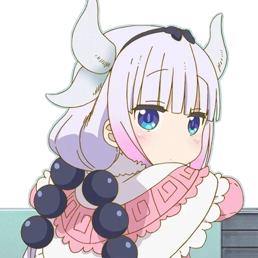 kanna, kanna kamui, kobayashi cannes, anime kobayashi, dragon maid kobayashi