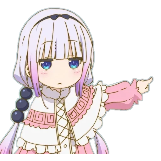 kobayashi, anime cannes, kanna kamui, karakter anime, anime ravioli ravioli