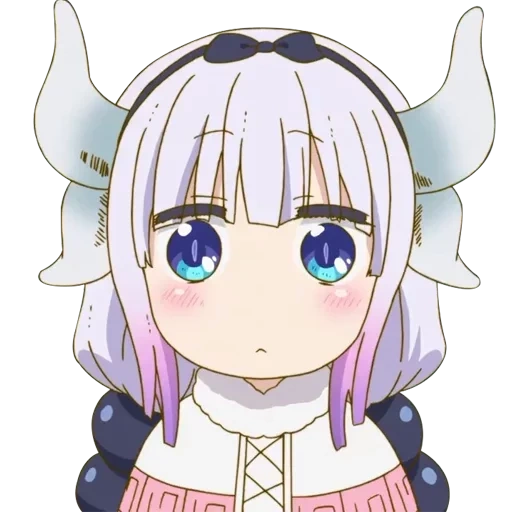 kanna kamui, animación femenina dragón, la doncella de kobayashi beauty, la doncella del dragón de kobayashi, insignia de la doncella del dragón kobayashi