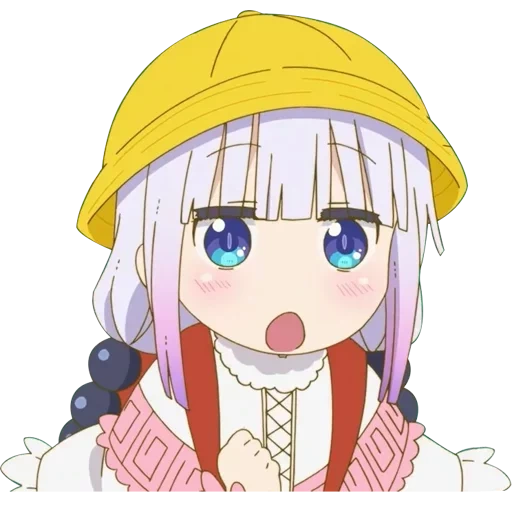 kobayashi, kanna kamui, maid kobayashi, kobayashi 15 ova series, emoji discord anime