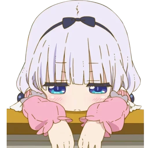 kobayashi, kanna kamui, anime siesto_c, pembantu kobayashi, pembantu naga kobayashi