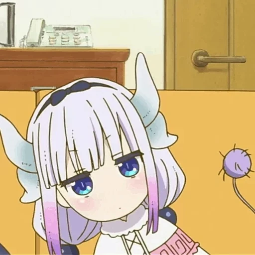 kanna, kanna kamui, kobayashi cannes, anime characters, anime dragon maid kobayashi