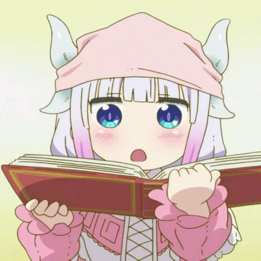 kanna kamui, anime cannes, karakter anime, gambar lucu anime