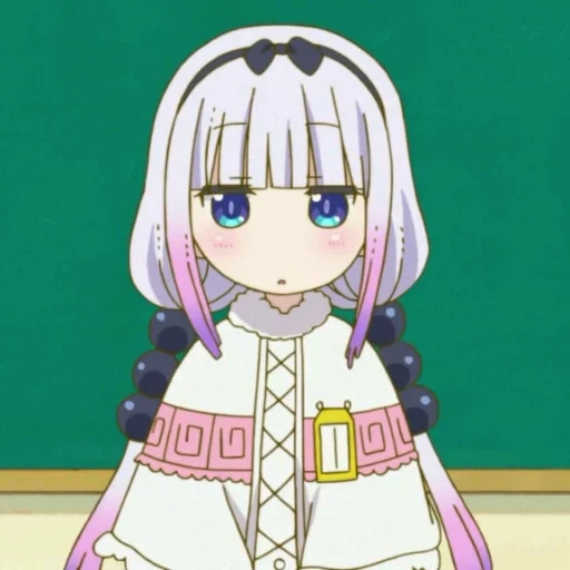 kanna kamui, канна камуи, аниме милые, персонажи аниме, kobayashi san chi