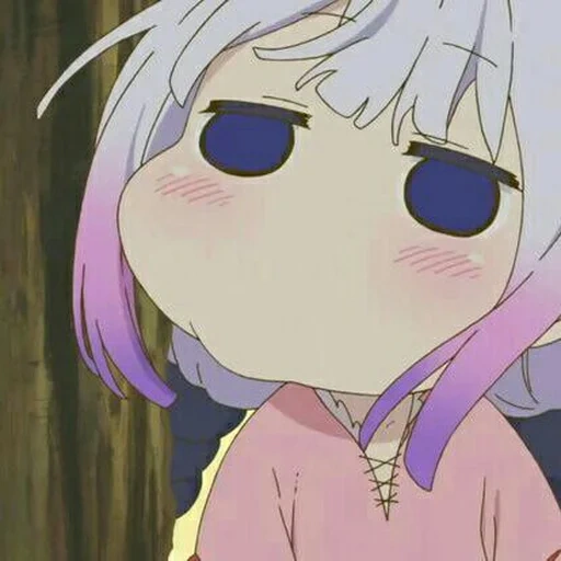 anime, kana kamui, anime di gutatan, kobayashi dragon service-jiangshan sansan mangiare, screenshot di dragon girl kobayashi